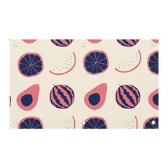 Fruits Halves Pattern Design Banner And Sign 5  X 3  by Apen