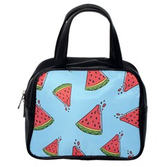 Watermelon Fruit Pattern Tropical Classic Handbag (one Side) by Apen