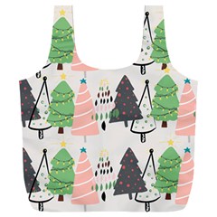 Christmas Trees Icons Full Print Recycle Bag (xxl) by Apen