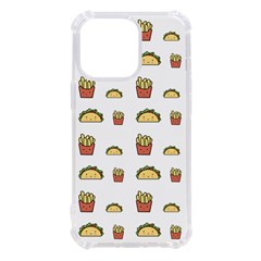 Fries Taco Pattern Fast Food Iphone 13 Pro Tpu Uv Print Case by Apen