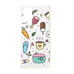 Doodle Fun Food Drawing Cute Samsung Galaxy Note 20 Tpu Uv Case by Apen