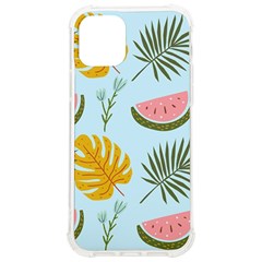 Watermelon Leaves Fruit Foliage Iphone 12/12 Pro Tpu Uv Print Case by Apen