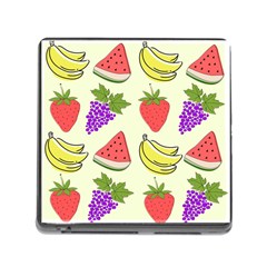 Fruits Pattern Background Food Memory Card Reader (square 5 Slot) by Apen