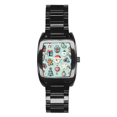 Christmas Decoration Angel Stainless Steel Barrel Watch by Apen