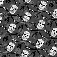 Skull Skeleton Pattern Texture Play Mat (square) by Apen