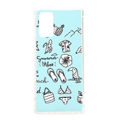 June Doodle Tropical Beach Sand Samsung Galaxy Note 20 Tpu Uv Case by Apen