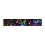 Christmas Lights Premium Plush Fleece Scarf (Mini) Front