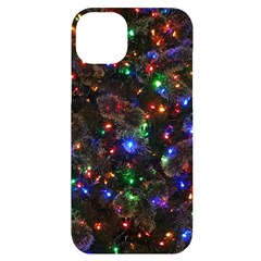 Christmas Lights Iphone 14 Plus Black Uv Print Case by Apen