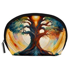 Tree Cosmic Spiritual Meditation Accessory Pouch (large) by Apen