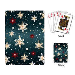 Snowflakes Winter Snow Playing Cards Single Design (Rectangle)