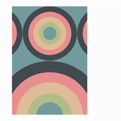 Circles Design Pattern Tile Small Garden Flag (two Sides)