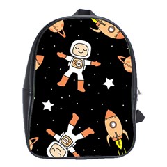 Astronaut Space Rockets Spaceman School Bag (xl) by Ravend