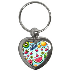 Fruits Sweet Pattern Key Chain (heart)