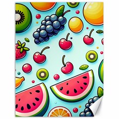 Fruits Sweet Pattern Canvas 18  X 24 