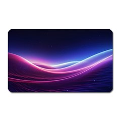 Cosmic Galaxy Quantum Art Nature Magnet (rectangular)