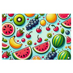 Fruits Sweet Pattern Banner And Sign 6  X 4  by Ravend