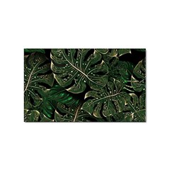 Monstera Plant Tropical Jungle Sticker (rectangular) by Ravend