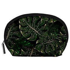 Monstera Plant Tropical Jungle Accessory Pouch (large)