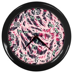 Drawing Notebook Print Reason Wall Clock (black)