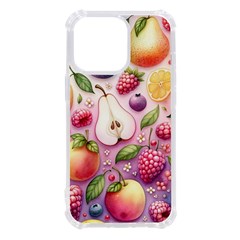 Fruits Apple Strawberry Raspberry Iphone 13 Pro Tpu Uv Print Case by Ravend