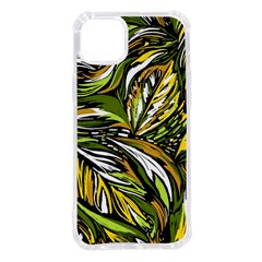 Foliage Pattern Texture Background Iphone 14 Plus Tpu Uv Print Case by Ravend