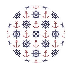Nautical Seamless Pattern Mini Round Pill Box (pack Of 3) by Grandong