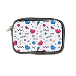 Hearts Seamless Pattern Memphis Style Coin Purse Front