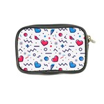 Hearts Seamless Pattern Memphis Style Coin Purse Back