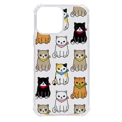 Cat Kitten Seamless Pattern Iphone 13 Pro Max Tpu Uv Print Case