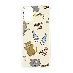 Cute Astronaut Cat With Star Galaxy Elements Seamless Pattern Samsung Galaxy S20Plus 6.7 Inch TPU UV Case