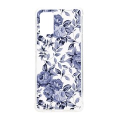 Blue Vintage Background Background With Flowers, Vintage Samsung Galaxy S20plus 6 7 Inch Tpu Uv Case by nateshop