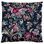 Coorful Flowers Pattern Floral Patterns Large Cushion Case (One Side) Front