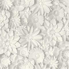 Damask, Desenho, Flowers, Gris Play Mat (square) by nateshop