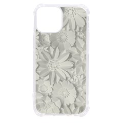 Damask, Desenho, Flowers, Gris Iphone 13 Mini Tpu Uv Print Case by nateshop