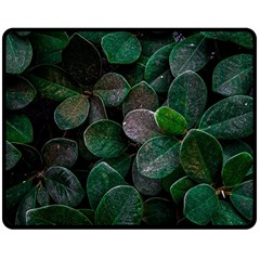 Dark Nature , Nature, Edeg Two Sides Fleece Blanket (Medium)