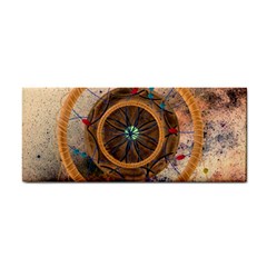 Dreamcatcher, Abstract, Colorful, Colors, Dream, Golden, Vintage Hand Towel