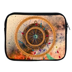 Dreamcatcher, Abstract, Colorful, Colors, Dream, Golden, Vintage Apple iPad 2/3/4 Zipper Cases