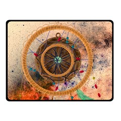 Dreamcatcher, Abstract, Colorful, Colors, Dream, Golden, Vintage Two Sides Fleece Blanket (Small)