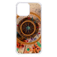 Dreamcatcher, Abstract, Colorful, Colors, Dream, Golden, Vintage iPhone 13 Pro Max TPU UV Print Case