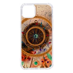 Dreamcatcher, Abstract, Colorful, Colors, Dream, Golden, Vintage Iphone 14 Plus Tpu Uv Print Case by nateshop