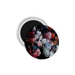 Floral Pattern, Red, Floral Print, E, Dark, Flowers 1 75  Magnets by nateshop