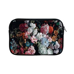 Floral Pattern, Red, Floral Print, E, Dark, Flowers Apple Ipad Mini Zipper Cases by nateshop