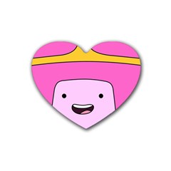 Adventure Time Princess Bubblegum Rubber Heart Coaster (4 Pack)