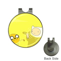 Adventure Time Jake The Dog Finn The Human Artwork Yellow Hat Clips With Golf Markers