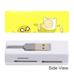 Adventure Time Jake The Dog Finn The Human Artwork Yellow Memory Card Reader (stick)