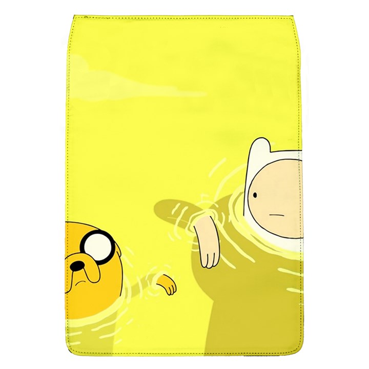 Adventure Time Jake The Dog Finn The Human Artwork Yellow Removable Flap Cover (L)