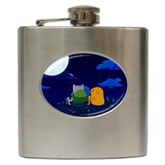 Adventure Time Jake And Finn Night Hip Flask (6 Oz)