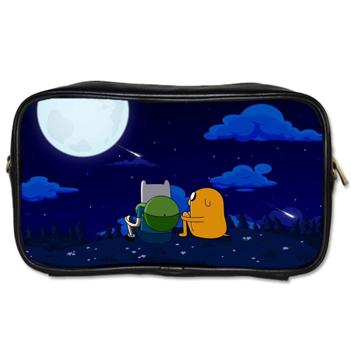 Adventure Time Jake And Finn Night Toiletries Bag (Two Sides)