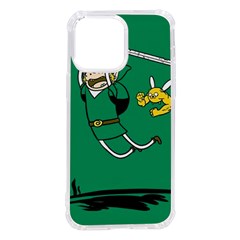 Adventure Time The Legend Of Zelda Iphone 14 Pro Max Tpu Uv Print Case by Sarkoni