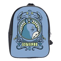 Drawing Illustration Anime Cartoon My Neighbor Totoro School Bag (xl)